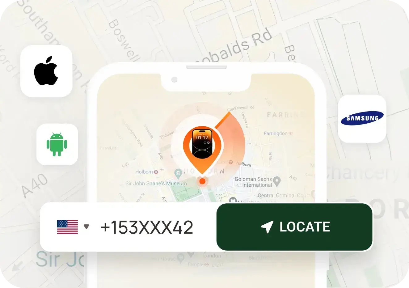 track any lost phone by number