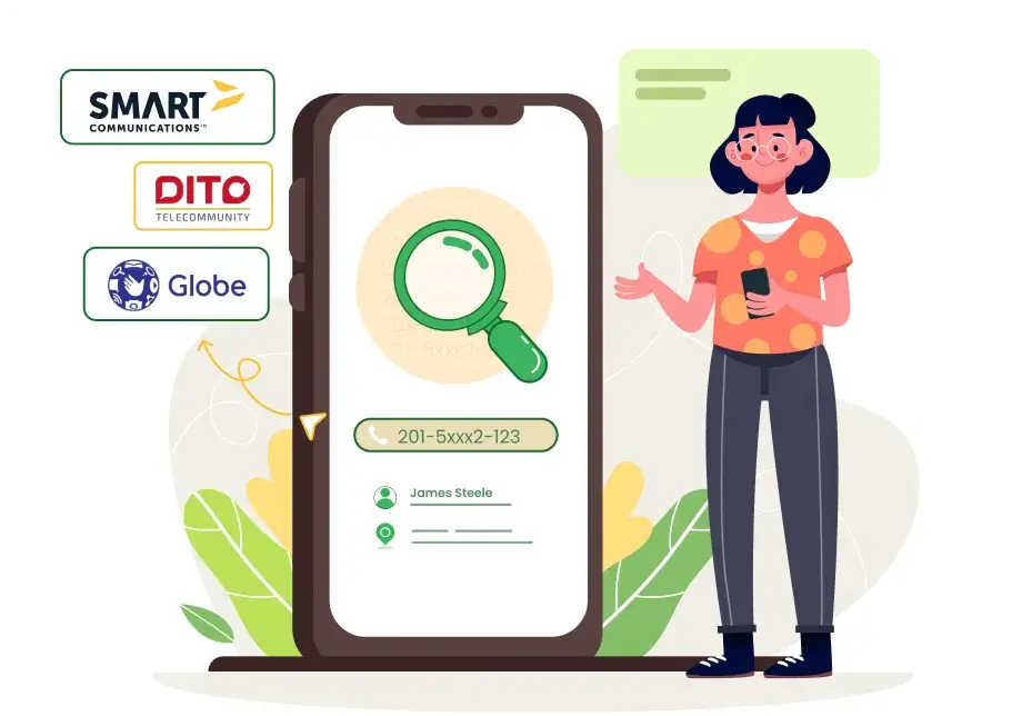 find name, carrier and address