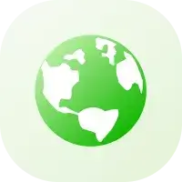 worldwide coverage icon