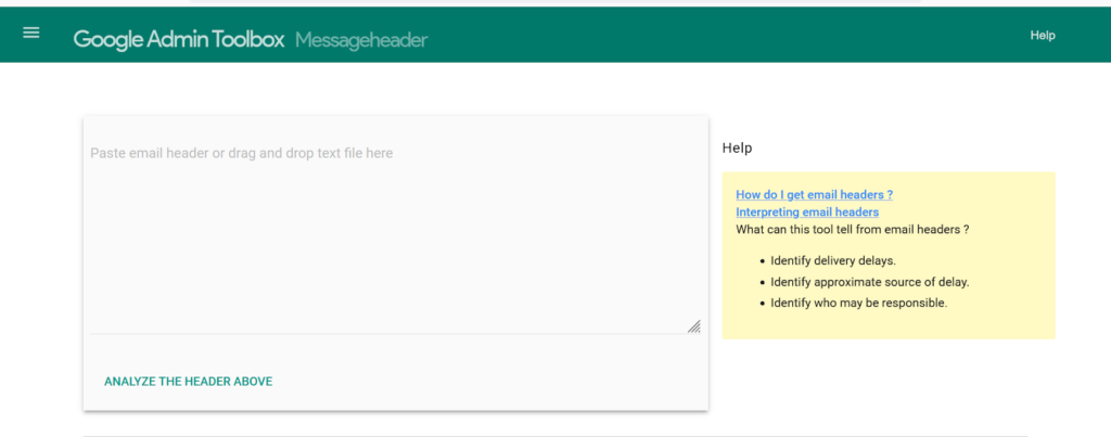 messageheader by google