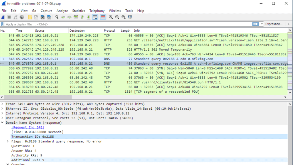 capture packets