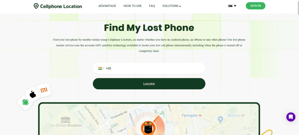 find lost phone