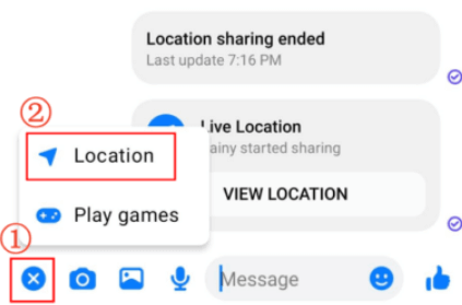 facebook messenger location tracking