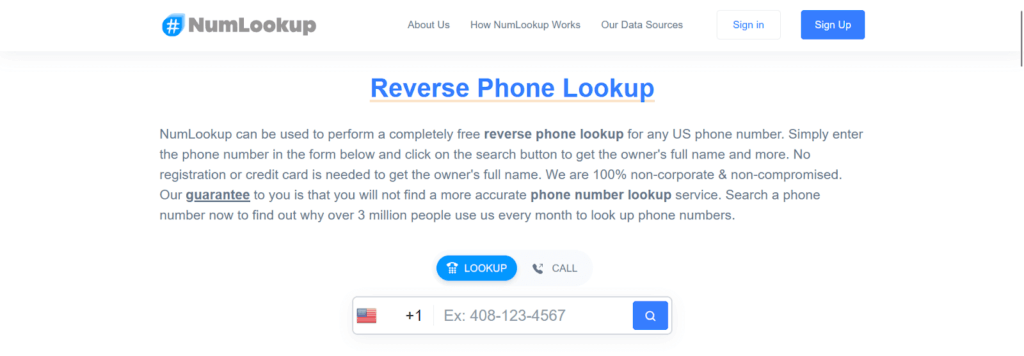 numlookup